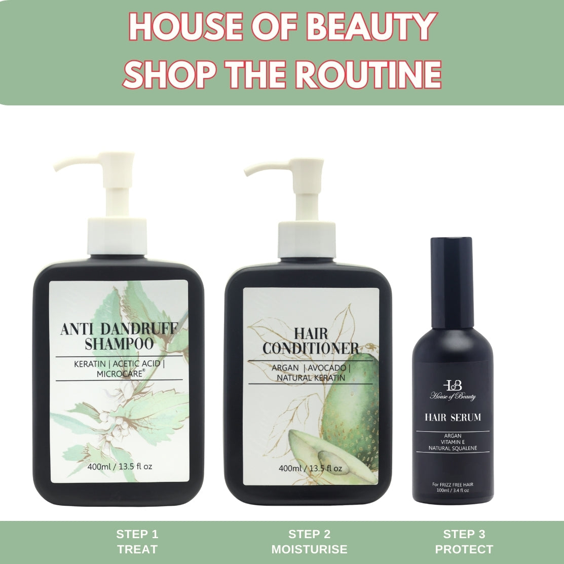 Copy - Combo of HOB Products for hair problems - Old product image