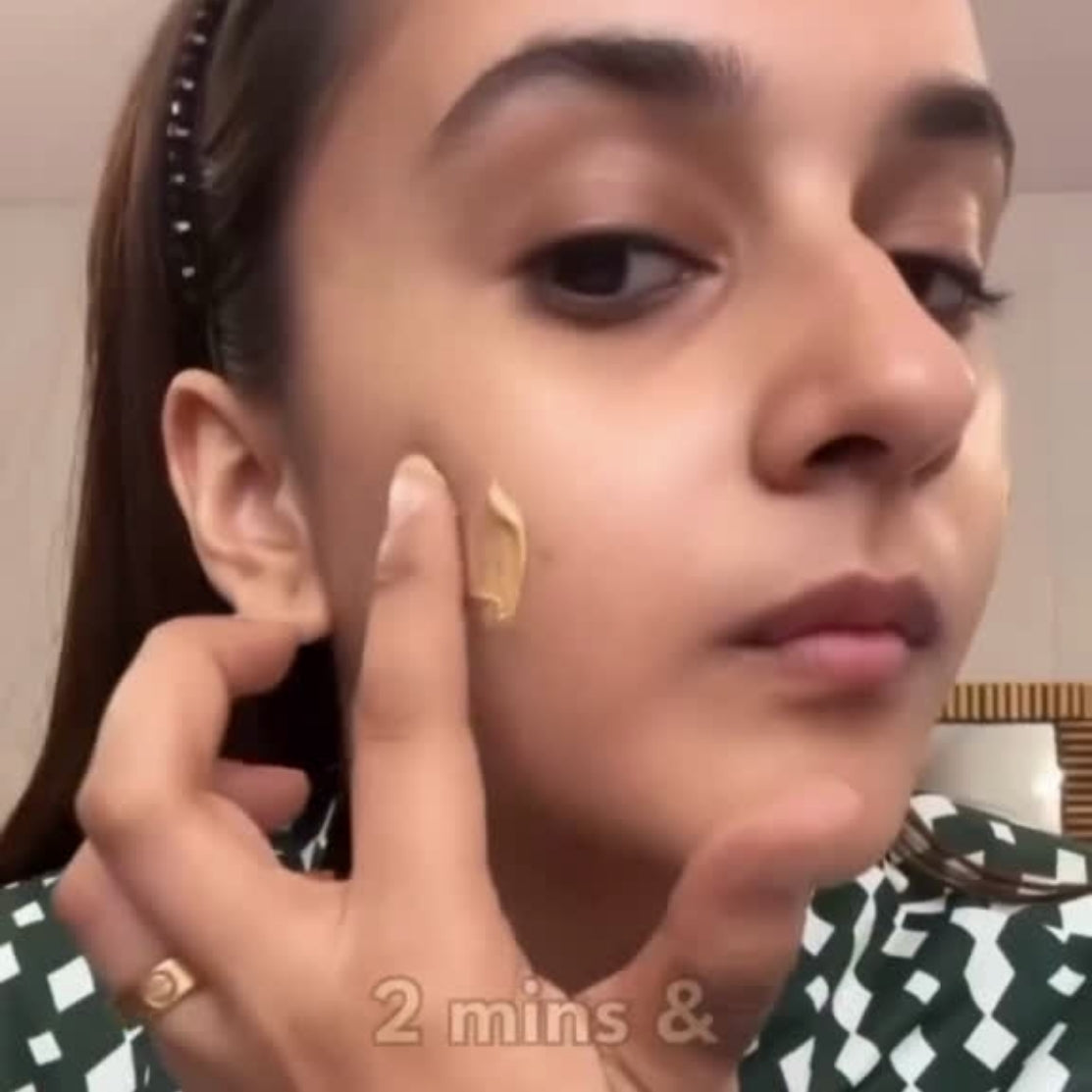 how to apply beauty balm cream - House of Beauty BB Cream with SPF — one-shade-fits-all tinted moisturizer with sun protection that evens skin tone, conceals blemishes, and gives a natural dewy glow for all Indian skin tones.