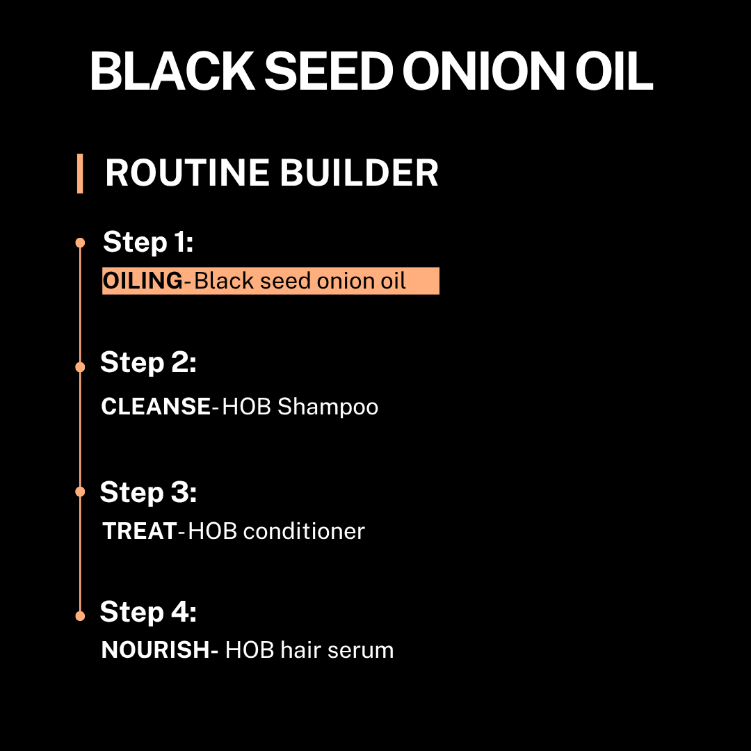 Black Seed Onion Oil - Routine Builder