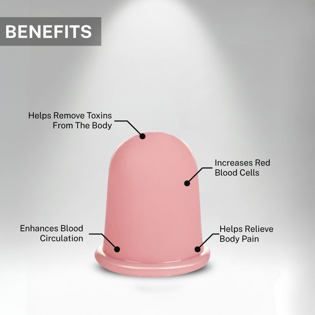 body cupping benefits improves blood circulation reduces toxins relieves body pain and boosts red blood cells