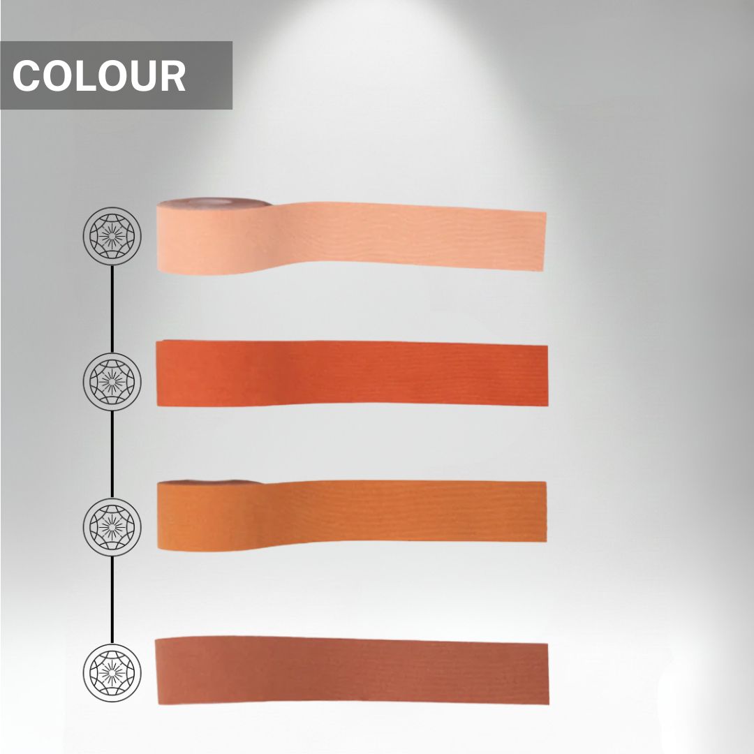 Different colour options of BRAVee breast lift tape designed to match multiple Indian skin tones