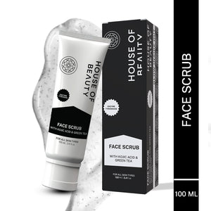 House of Beauty Face Scrub with walnut grains