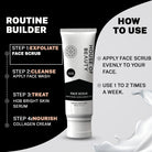 Best face scrub for indian skin with ingredients like Kojic acid, liquorice, and green tea to reduce pigmentation, brighten, and hydrate skin. Reduce dry dead skin, for all skin types for indian skin inspired by korean beauty trends, better than brands like Sanfe, Dr. Sheth’s, Minimalist, Dot & Key, and Plum. Dermat & Celebrity approved. Get skin like deepika padukone, kriti Sanon, kareena kapoor & priyanka chopra.