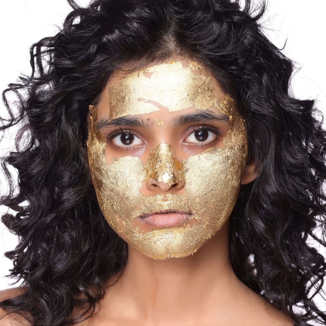 Copy of the model image of how to use gold leaf mask by HOB India - Old Product Image