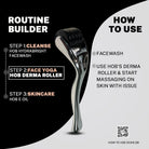 House Of Beauty India Face Tools 0.5mm Derma Roller Face Yoga gym Vibhuti Arora facegym Jade roller Guasha skingym Guasha Teacher Training Learn Yoga certified FaceTools Make up Anti ageing 0.5mm Derma Roller