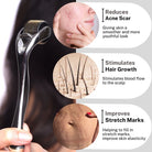 House Of Beauty India Face Tools 1.5mm Derma Roller Face Yoga gym Vibhuti Arora facegym Jade roller Guasha skingym Guasha Teacher Training Learn Yoga certified FaceTools Make up Anti ageing 1.5mm Derma Roller