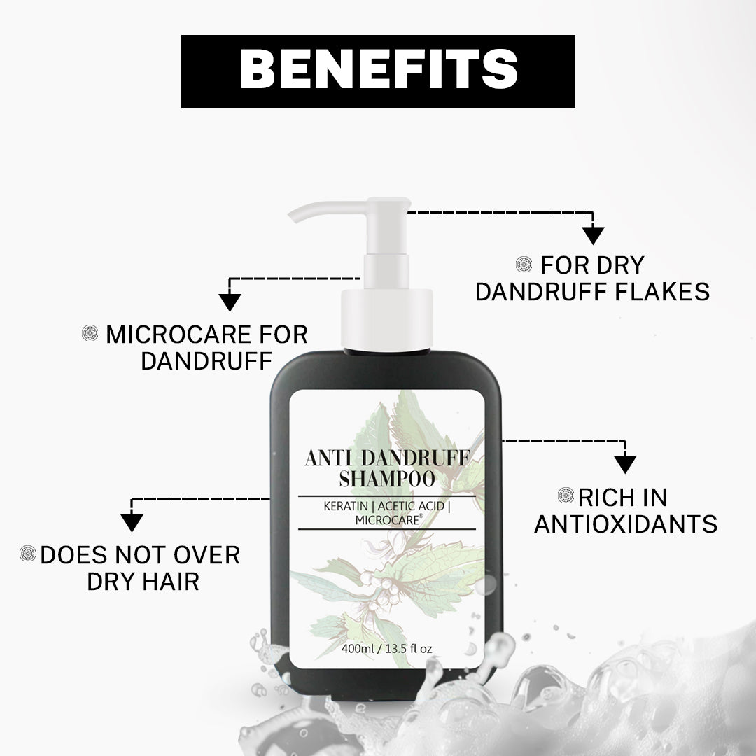 House Of Beauty India Hair Care Anti -Dandruff Shampoo (400ml) Face Yoga gym Vibhuti Arora facegym Jade roller Guasha skingym Guasha Teacher Training Learn Yoga certified FaceTools Make up Anti ageing Anti -Dandruff Shampoo (400ml)