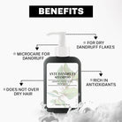 House Of Beauty India Hair Care Anti -Dandruff Shampoo (400ml) Face Yoga gym Vibhuti Arora facegym Jade roller Guasha skingym Guasha Teacher Training Learn Yoga certified FaceTools Make up Anti ageing Anti -Dandruff Shampoo (400ml)