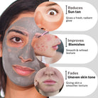 Tanned skin removal at home with House of beauty detan mask with skin whitening ingredients like alpha arbutin, to help correct uneven skin. Home treatment mask for acne, blemish and skin detox. Best before face yoga massage, better than Mamaearth Ubtan Face Mask, Minimalist Alpha Arbutin Mask, Dot & Key Clay Mask, and Plum Green Tea Mask. Featuring trending search terms like "best de-tan face mask in India," "skin lightening masks for summer," and "anti-acne clay mask with alpha arbutin, for bright glow