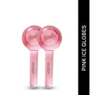 House Of Beauty India Face Tools Pink Ice Globes (1 pair) Face Yoga gym Vibhuti Arora facegym Jade roller Guasha skingym Guasha Teacher Training Learn Yoga certified FaceTools Make up Anti ageing Pink Ice Globes (1 pair)