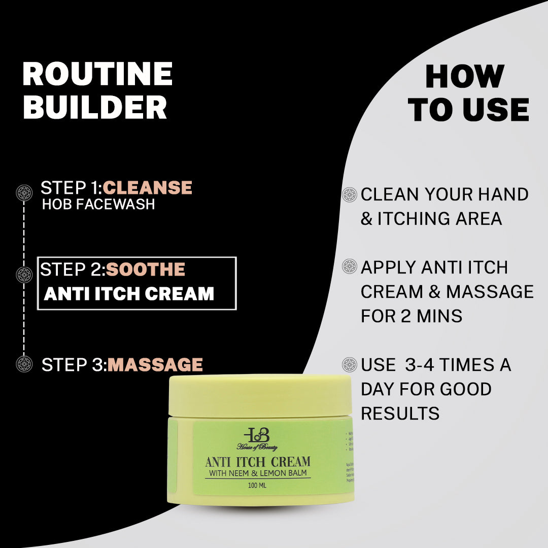 How to use Anti Itch Cream by HOB India