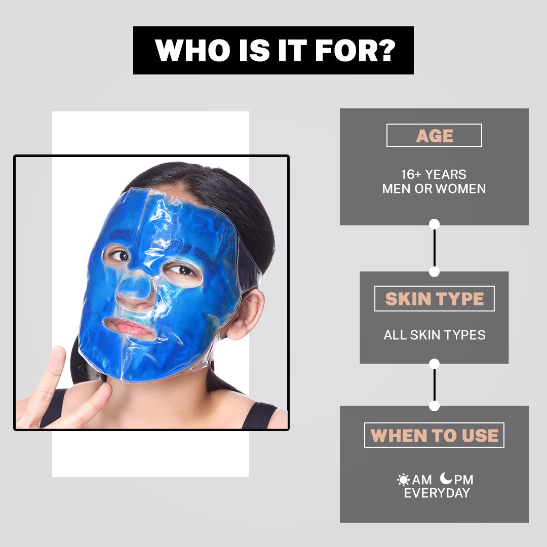 House Of Beauty India Face Tools Gel Face Mask Cold + Hot Face Yoga gym Vibhuti Arora facegym Jade roller Guasha skingym Guasha Teacher Training Learn Yoga certified FaceTools Make up Anti ageing Gel Face Mask Cold + Hot