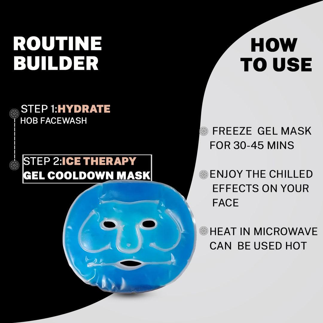 House Of Beauty India Face Tools Gel Face Mask Cold + Hot Face Yoga gym Vibhuti Arora facegym Jade roller Guasha skingym Guasha Teacher Training Learn Yoga certified FaceTools Make up Anti ageing Gel Face Mask Cold + Hot