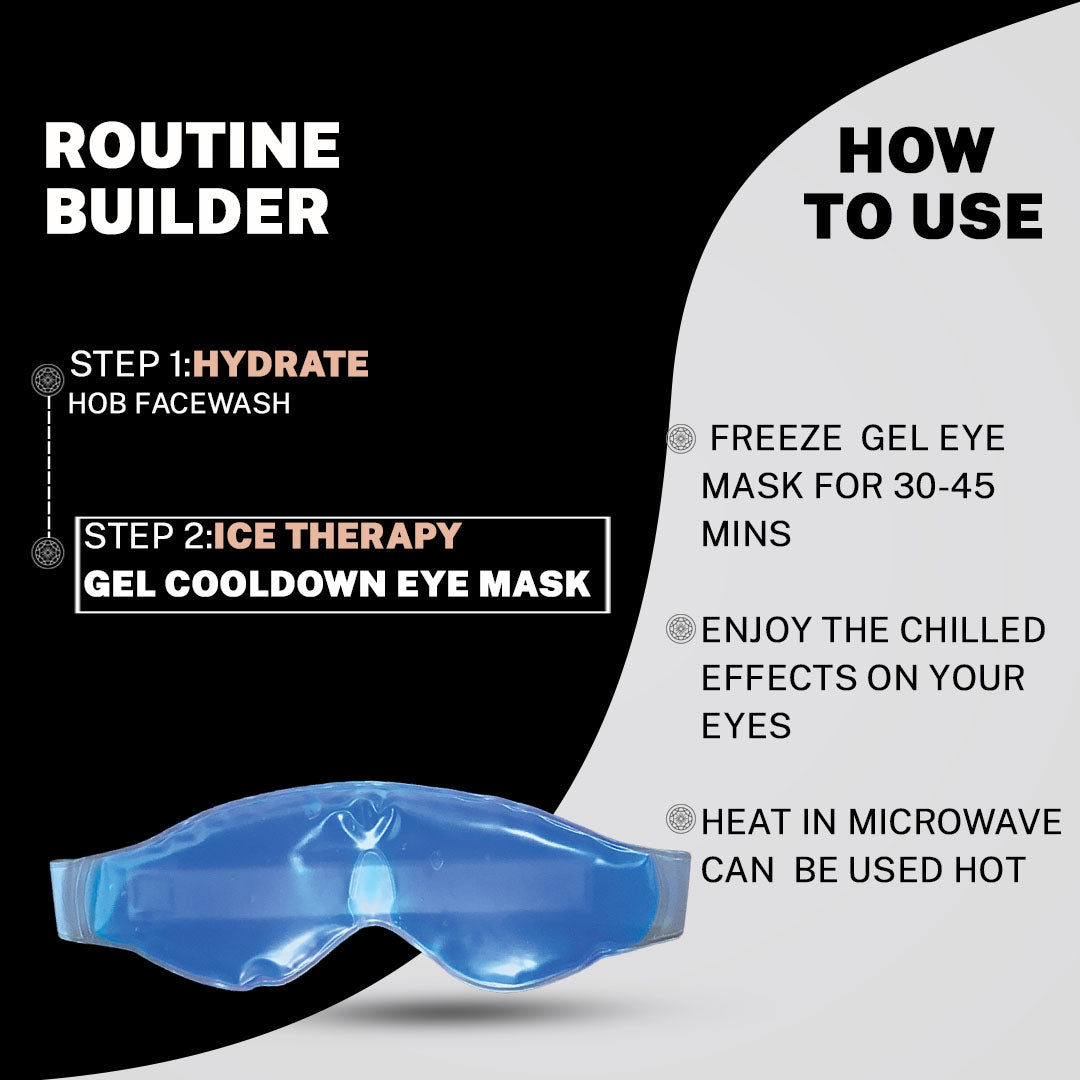 how to use gel eye mask