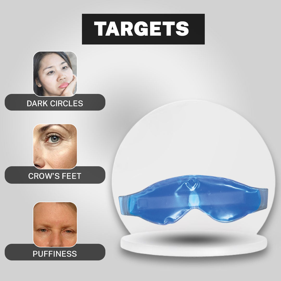 This Gel Eye Mask target these points of your face