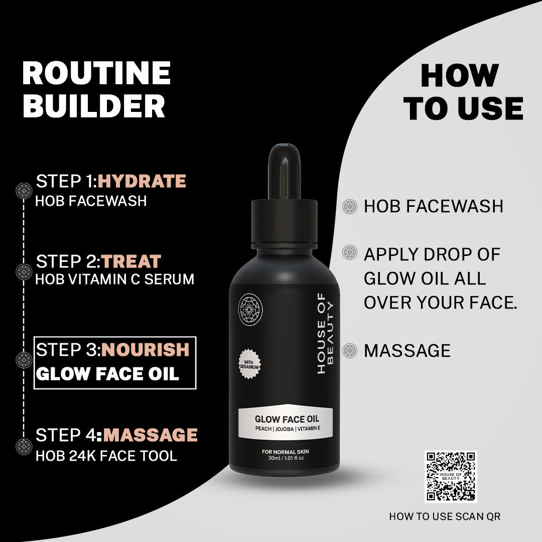 House Of Beauty India Skin Care Super Fruit Glow Oil (30 ml) Face Yoga gym Vibhuti Arora facegym Jade roller Guasha skingym Guasha Teacher Training Learn Yoga certified FaceTools Make up Anti ageing Super Fruit Glow Oil (30 ml)