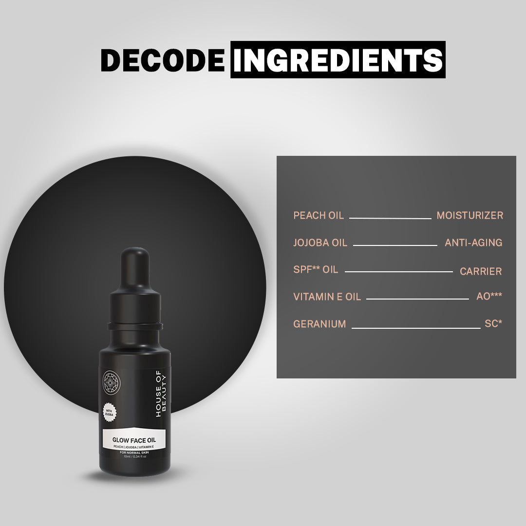 House Of Beauty India Skin Care Super Fruit Glow Oil (10 ml) Face Yoga gym Vibhuti Arora facegym Jade roller Guasha skingym Guasha Teacher Training Learn Yoga certified FaceTools Make up Anti ageing Super Fruit Glow Oil (10 ml)