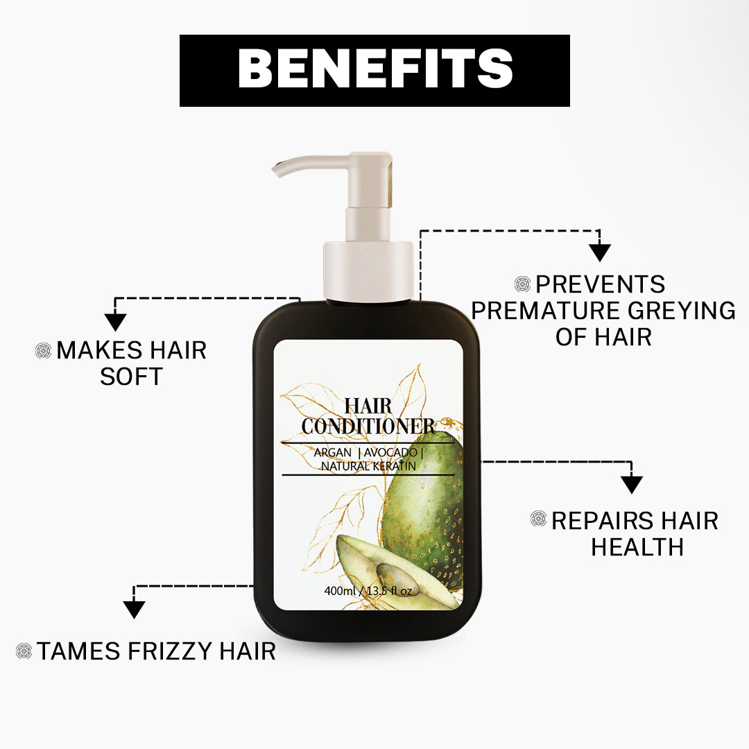 House Of Beauty India Hair Care Hair Conditioner for Frizzy Hair (400ml) Face Yoga gym Vibhuti Arora facegym Jade roller Guasha skingym Guasha Teacher Training Learn Yoga certified FaceTools Make up Anti ageing Hair Conditioner for Frizzy Hair (400ml)
