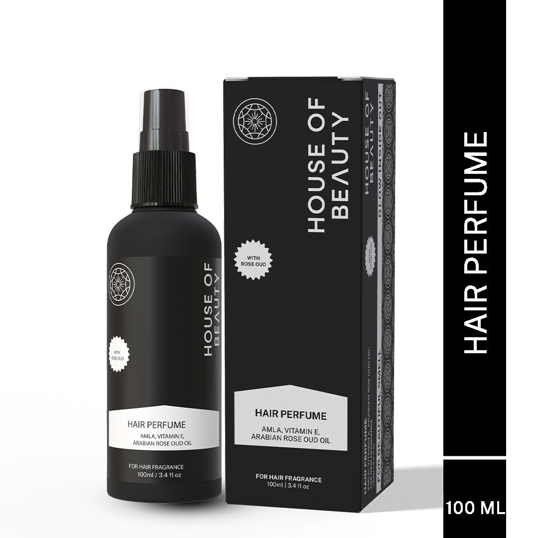 House Of Beauty India Hair Care Hair Perfume with Arabian Oud (100ml) Face Yoga gym Vibhuti Arora facegym Jade roller Guasha skingym Guasha Teacher Training Learn Yoga certified FaceTools Make up Anti ageing Hair Perfume with Arabian Oud (100ml)