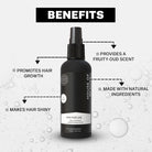 House Of Beauty India Hair Care Hair Perfume with Arabian Oud (100ml) Face Yoga gym Vibhuti Arora facegym Jade roller Guasha skingym Guasha Teacher Training Learn Yoga certified FaceTools Make up Anti ageing Hair Perfume with Arabian Oud (100ml)