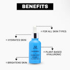 House of Beauty India Hyaluronic Serum (30ml) with Chamomile, Promoting hydration, smoothness, and radiant glow. Paraben-free for suitable all skin types.