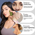 House Of Beauty India Face Tools Jade Guasha Kit (3 pieces) Face Yoga gym Vibhuti Arora facegym Jade roller Guasha skingym Guasha Teacher Training Learn Yoga certified FaceTools Make up Anti ageing Jade Guasha Kit (3 pieces)
