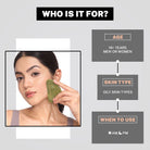 House Of Beauty India Face Tools Jade Guasha Kit (3 pieces) Face Yoga gym Vibhuti Arora facegym Jade roller Guasha skingym Guasha Teacher Training Learn Yoga certified FaceTools Make up Anti ageing Jade Guasha Kit (3 pieces)
