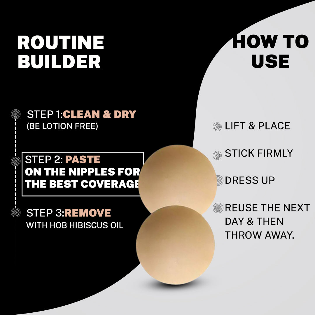 House Of Beauty India BodyCare Nippy Covers (Silicone Cover Medical Grade Bra) Face Yoga gym Vibhuti Arora facegym Jade roller Guasha skingym Guasha Teacher Training Learn Yoga certified FaceTools Make up Anti ageing Nippy Covers (Silicone Cover Medical Grade Bra)