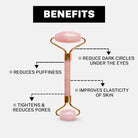 House Of Beauty India Face Tools ROSE QUARTZ ROLLER (1 Piece) Face Yoga gym Vibhuti Arora facegym Jade roller Guasha skingym Guasha Teacher Training Learn Yoga certified FaceTools Make up Anti ageing ROSE QUARTZ ROLLER (1 Piece)