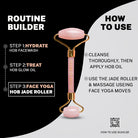 House Of Beauty India Face Tools ROSE QUARTZ ROLLER (1 Piece) Face Yoga gym Vibhuti Arora facegym Jade roller Guasha skingym Guasha Teacher Training Learn Yoga certified FaceTools Make up Anti ageing ROSE QUARTZ ROLLER (1 Piece)
