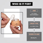 House Of Beauty India Lotion & Moisturizer Under Eye Cream (30ml) Face Yoga gym Vibhuti Arora facegym Jade roller Guasha skingym Guasha Teacher Training Learn Yoga certified FaceTools Make up Anti ageing Under Eye Cream (30ml)