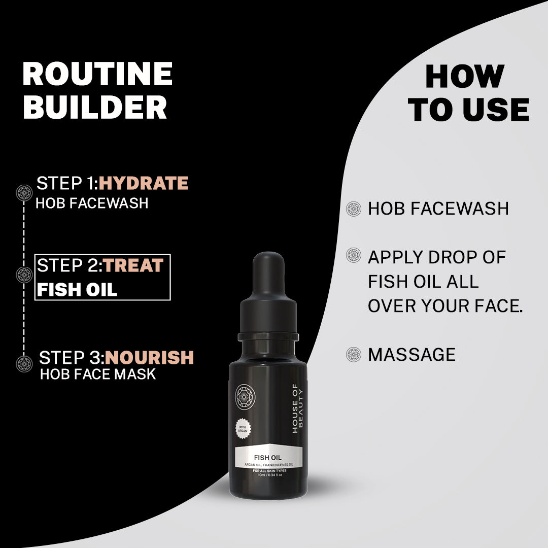 House Of Beauty India Skin Care Super Boost Fishy Oil (10 ml) Face Yoga gym Vibhuti Arora facegym Jade roller Guasha skingym Guasha Teacher Training Learn Yoga certified FaceTools Make up Anti ageing Super Boost Fishy Oil (10 ml)