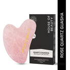 House Of Beauty India Face Tools Rose Quartz Guasha (1 piece) Face Yoga gym Vibhuti Arora facegym Jade roller Guasha skingym Guasha Teacher Training Learn Yoga certified FaceTools Make up Anti ageing Rose Quartz Guasha (1 piece)
