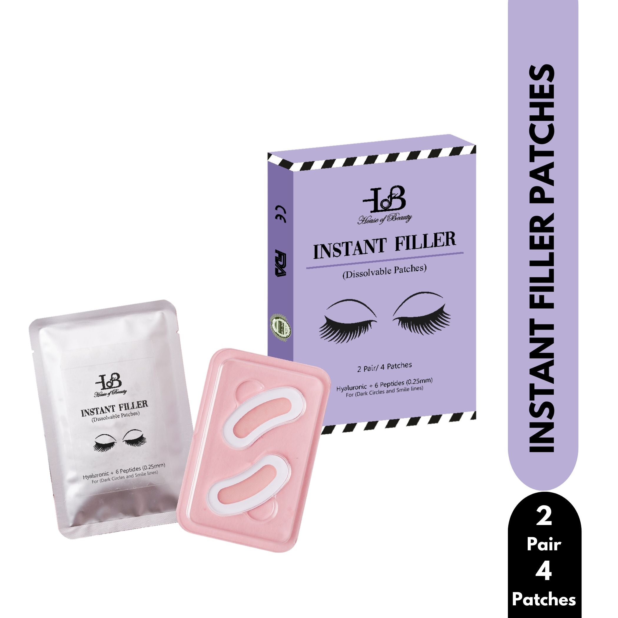 Instant Filler - Dissolvable Patches 0.25mm (2 pairs)