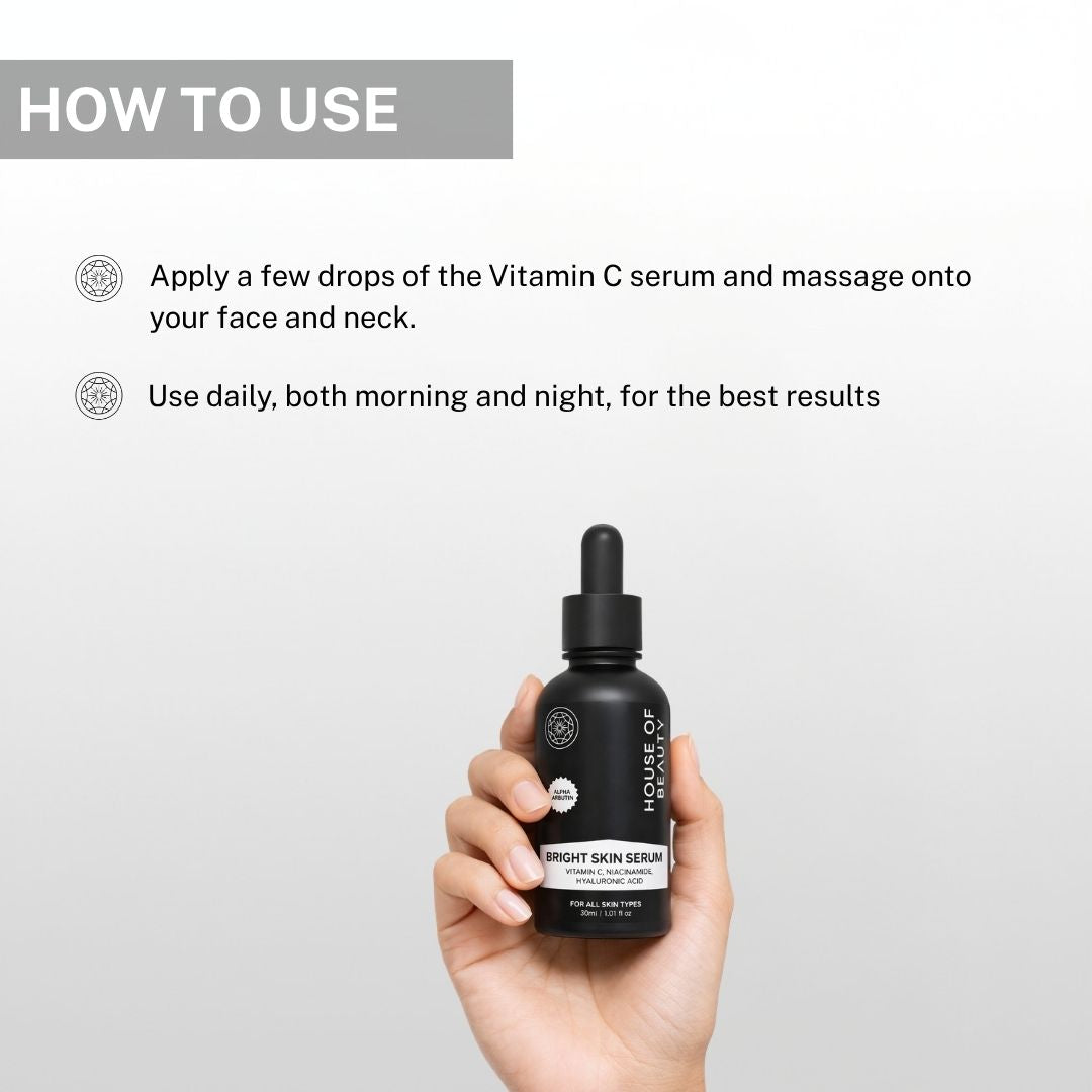 how to use vitamin c serum apply few drops massage on face and neck use morning and night