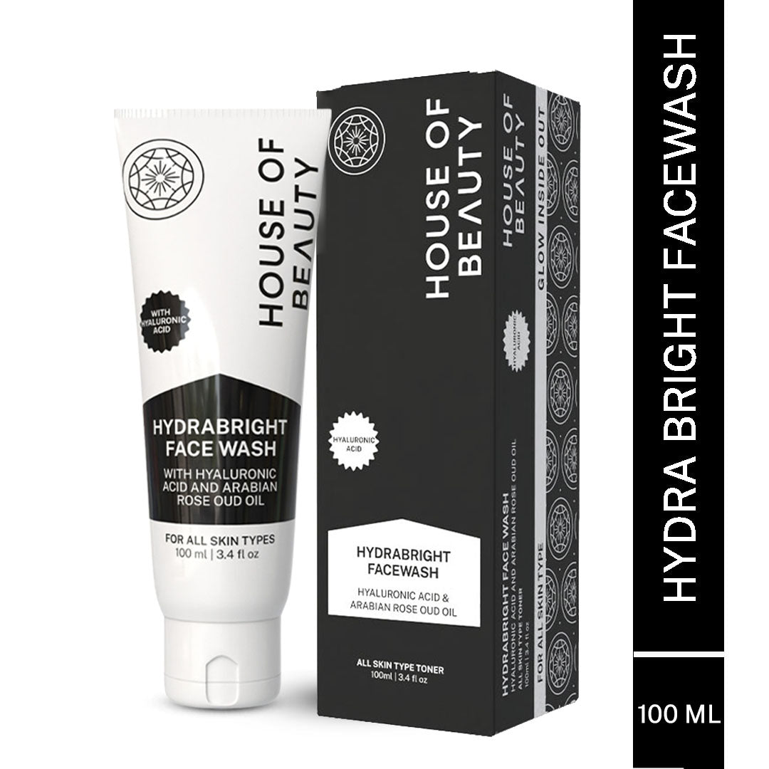 House Of Beauty India Skin Care HydraBright FaceWash (100ml) Face Yoga gym Vibhuti Arora facegym Jade roller Guasha skingym Guasha Teacher Training Learn Yoga certified FaceTools Make up Anti ageing HydraBright FaceWash (100ml)