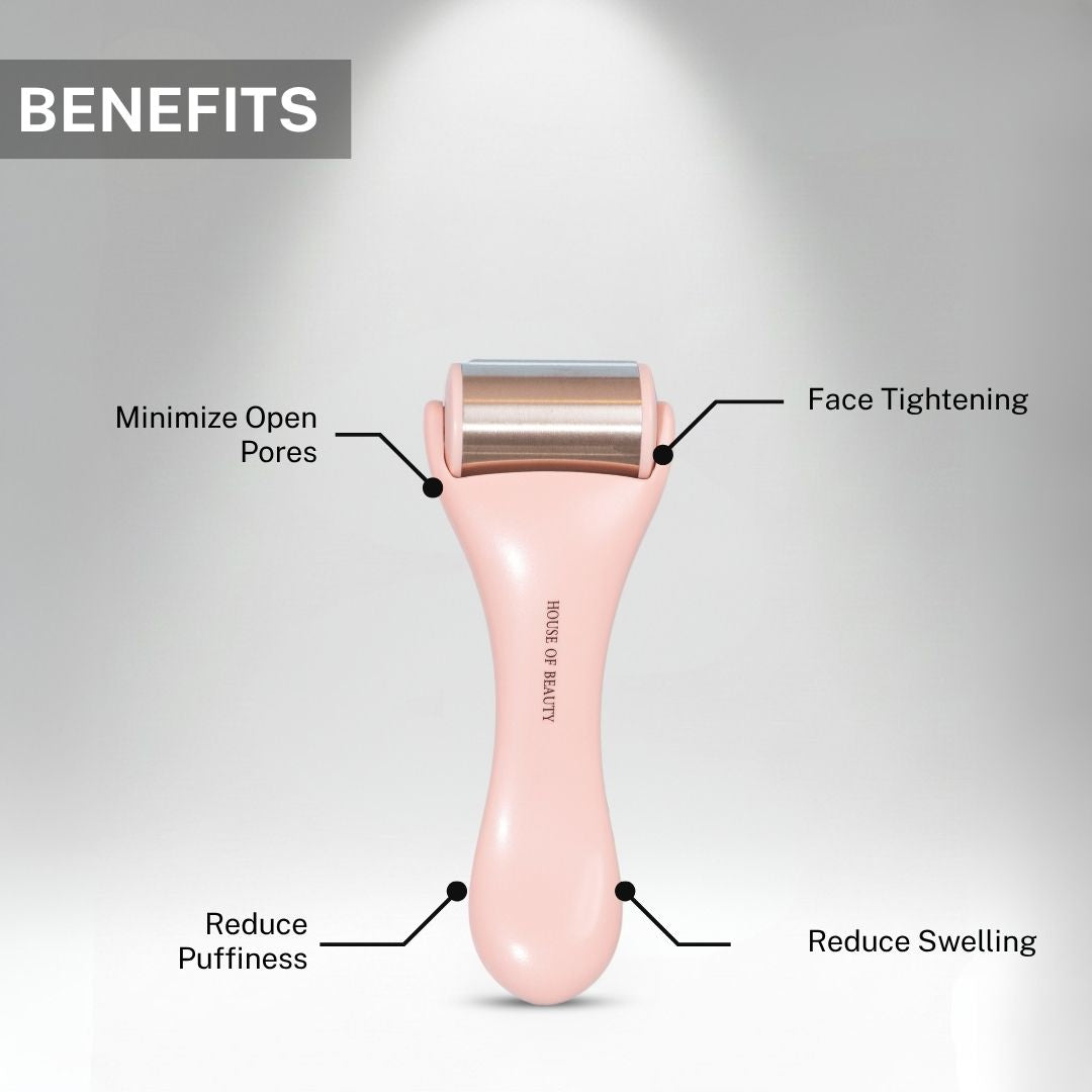 ice roller benefits reducing puffiness tightening skin minimizing pores and reducing swelling on face