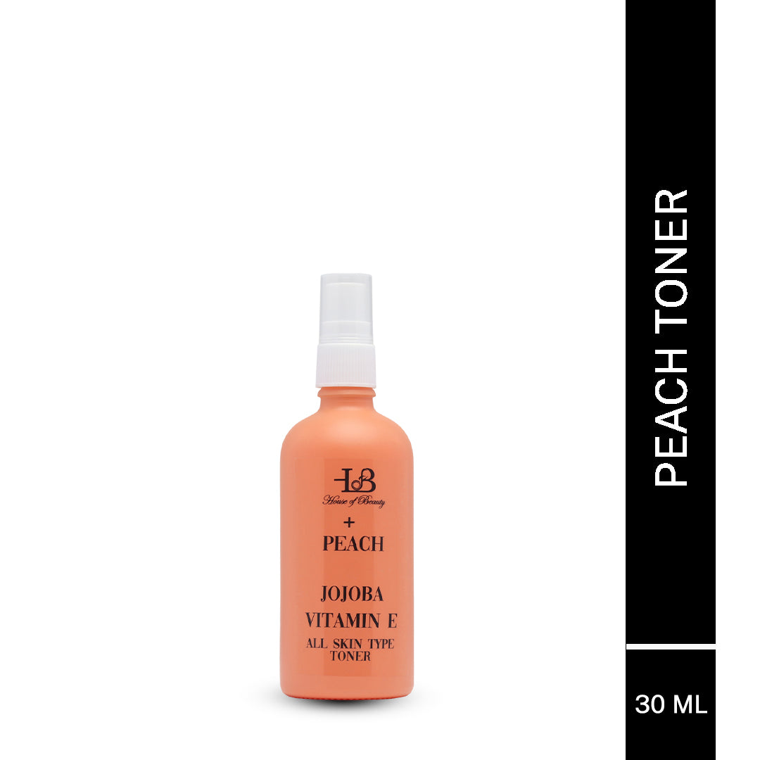 House Of Beauty India Skin Care Peach + Jojoba Toner - All skin type Face Yoga gym Vibhuti Arora facegym Jade roller Guasha skingym Guasha Teacher Training Learn Yoga certified FaceTools Make up Anti ageing Peach + Jojoba Toner - All skin type