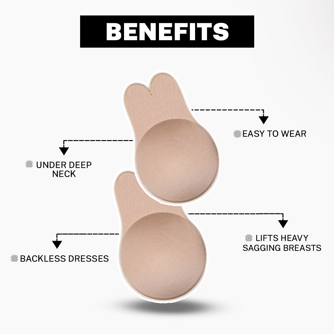 House Of Beauty India Body Care Rabbit Breast Lifts Ups (Bra) Face Yoga gym Vibhuti Arora facegym Jade roller Guasha skingym Guasha Teacher Training Learn Yoga certified FaceTools Make up Anti ageing Rabbit Breast Lifts Ups (Bra)