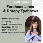 How to reduce forehead lines with face yoga by Vibhuti Arora videos online learning