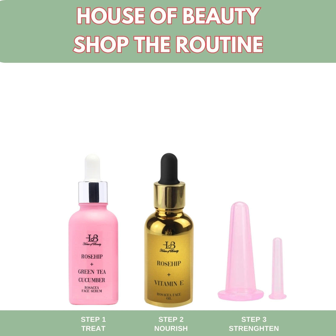 House Of Beauty India Skin Care Rosacea Serum (30ml) Face Yoga gym Vibhuti Arora facegym Jade roller Guasha skingym Guasha Teacher Training Learn Yoga certified FaceTools Make up Anti ageing Rosacea Serum (30ml)