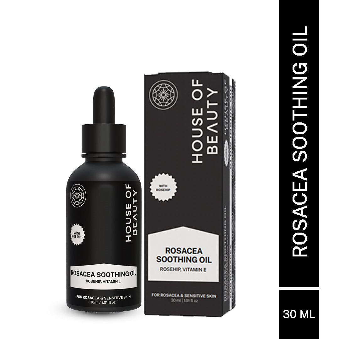 House Of Beauty India Anti-Aging Skin Care Kits Rosacea Oil (30ml) Face Yoga gym Vibhuti Arora facegym Jade roller Guasha skingym Guasha Teacher Training Learn Yoga certified FaceTools Make up Anti ageing Rosacea Oil (30ml)