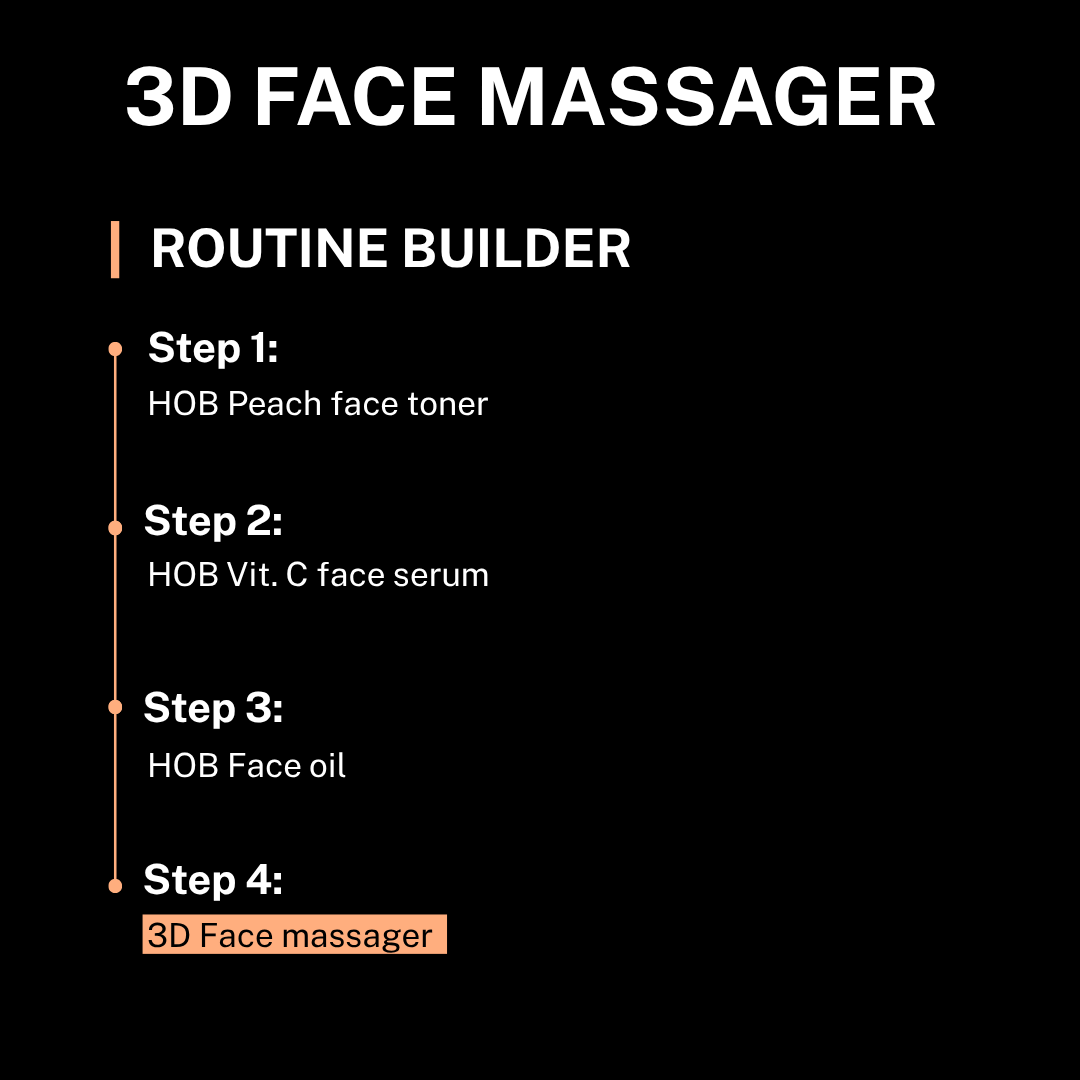 3D Face Massager - Routine Builder
