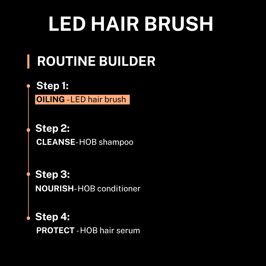LED Hair Brush - Routine Builder