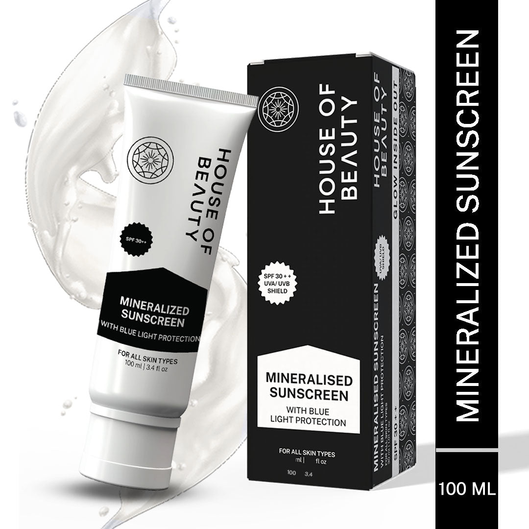 Buy best affordable dermat approved mineral natural sunscreen for indian skin to protect from darkening, pigmentation and sun damage. Better than most brands like Lotus Herbals, Mamaearth, Lakmé Sun Expert, Neutrogena, and Minimalist, they combine powerful actives like zinc oxide, titanium dioxide, and niacinamide to provide broad-spectrum SPF 50+ protection against UVA and UVB rays. Whether you're searching for "matte finish sunscreens," "best sunscreens for oily skin in India," or "waterproof sunscreen.