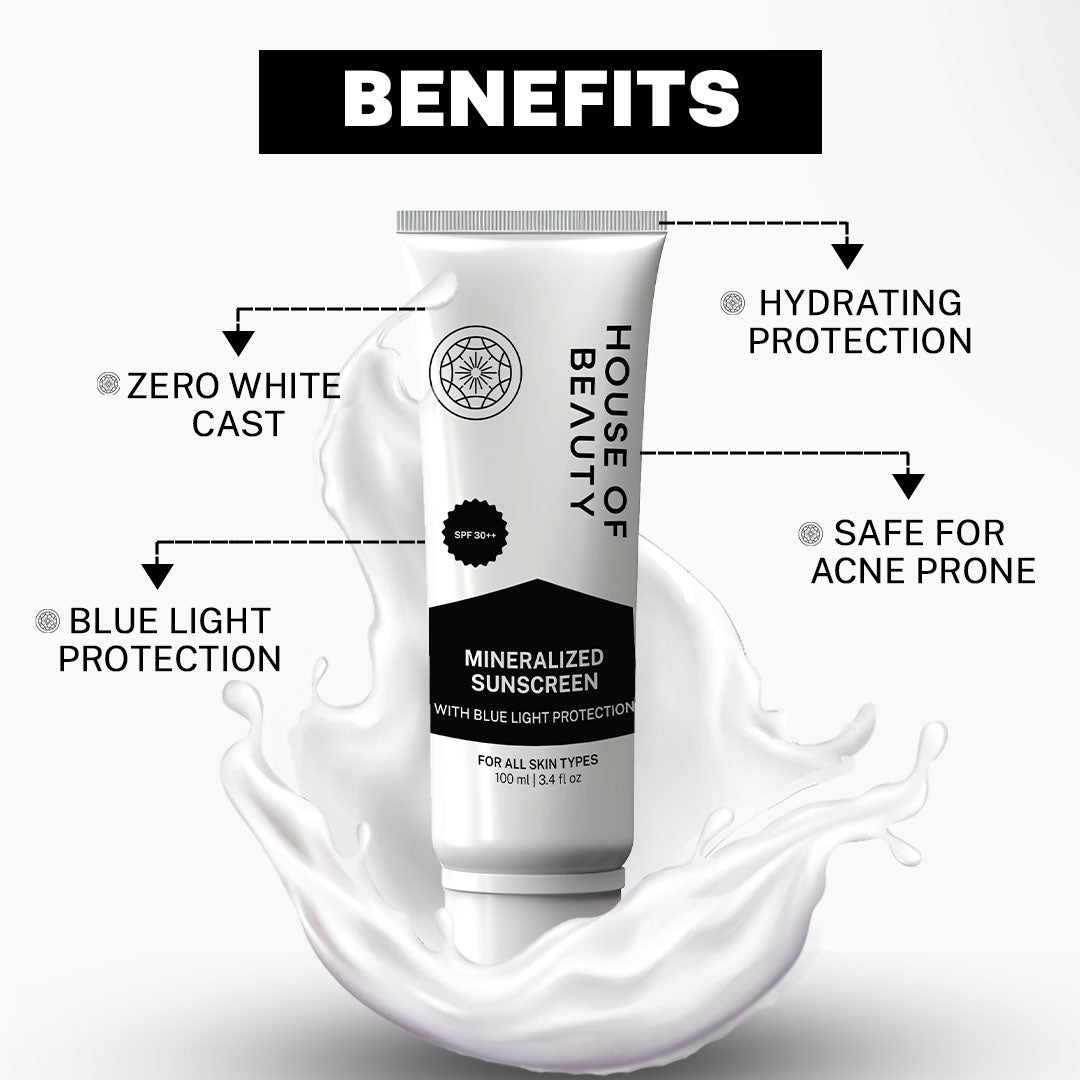 Buy best affordable dermat approved mineral natural sunscreen for indian skin to protect from darkening, pigmentation and sun damage. Better than most brands likeLotus Herbals, Mamaearth, Lakmé Sun Expert, Neutrogena, and Minimalist, they combine powerful actives like zinc oxide, titanium dioxide, and niacinamide to provide broad-spectrum SPF 50+ protection against UVA and UVB rays. Whether you're searching for "matte finish sunscreens," "best sunscreens for oily skin in India," or "waterproof sunscreen.