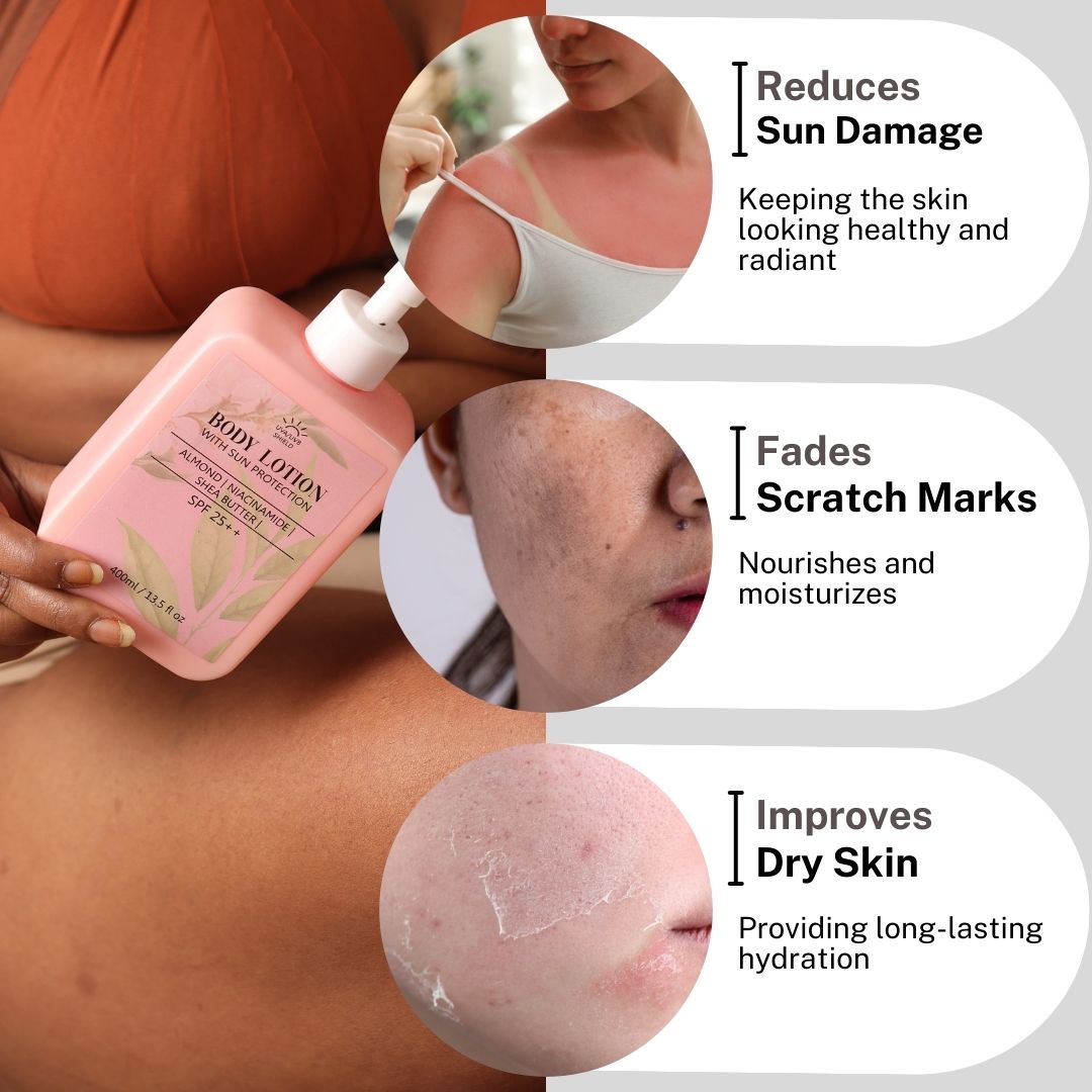 House Of Beauty India BodyCare Body Lotion w/ SPF25+ (400ml) Face Yoga gym Vibhuti Arora facegym Jade roller Guasha skingym Guasha Teacher Training Learn Yoga certified FaceTools Make up Anti ageing Body Lotion w/ SPF25+ (400ml)