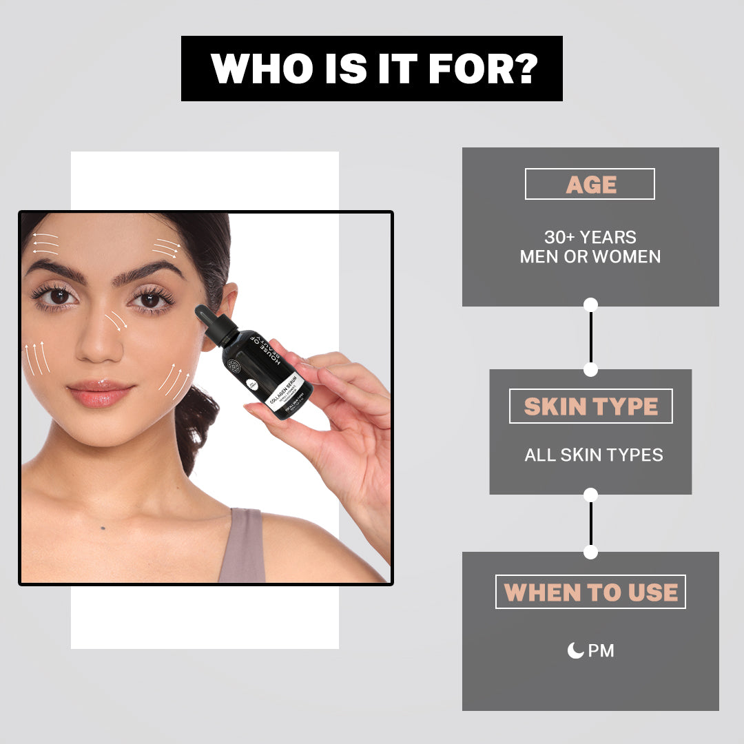 House Of Beauty India Skin Care Collagen Serum (30ml) Face Yoga gym Vibhuti Arora facegym Jade roller Guasha skingym Guasha Teacher Training Learn Yoga certified FaceTools Make up Anti ageing Collagen Serum (30ml)