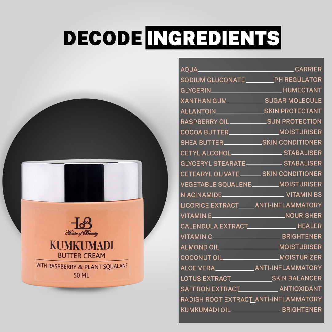 House of Beauty India Kumkumadi Butter Cream