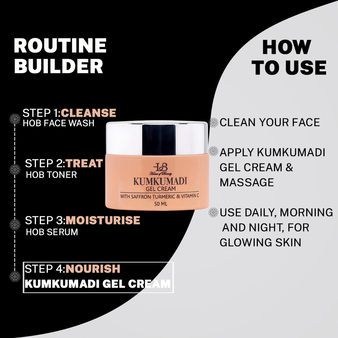 House of Beauty India Kumkumadi Gel Cream